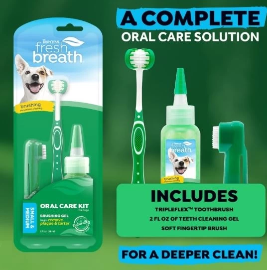 Oral Care Kit For Pets, Tropiclean 6 Oral Care Kit For Pets, Tropiclean - Image 6