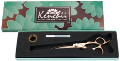 Curved Scissor For Animal Grooming, Kenchii Rosé 7 "right-handed -Pet Supplies Shop tui rosecourbe aff