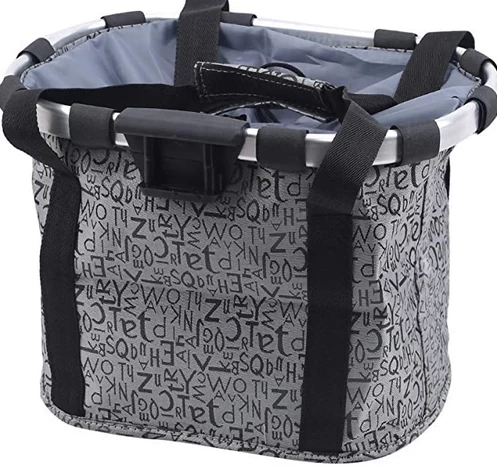 Gray Bicycle Basket For Dogs 2 Gray Bicycle Basket For Dogs - Image 2